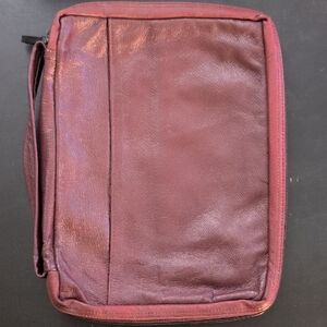 Burgundy Vinyl Bible Cover